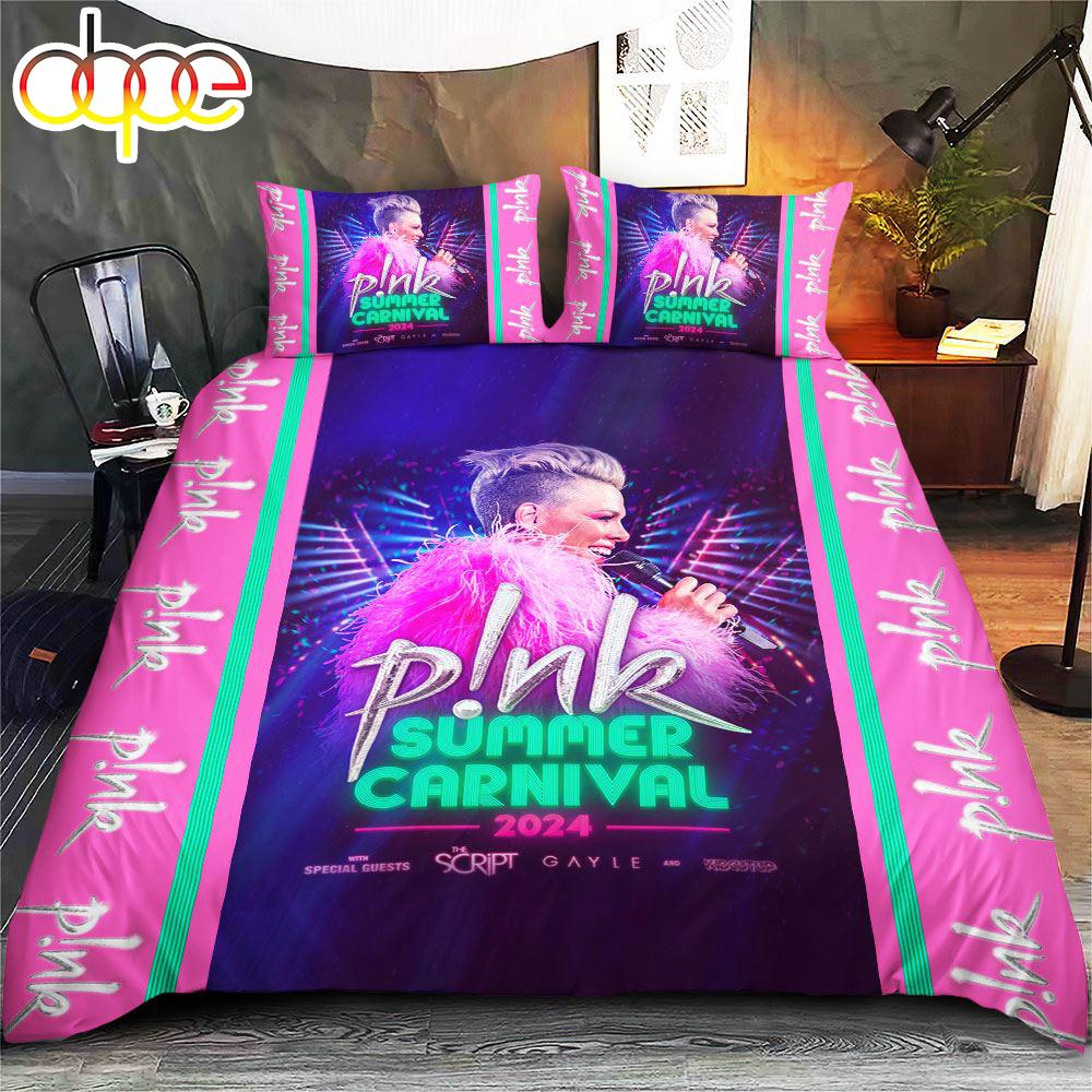 P!nk Bedding Set Christmas For Fans  Gift For Christmas