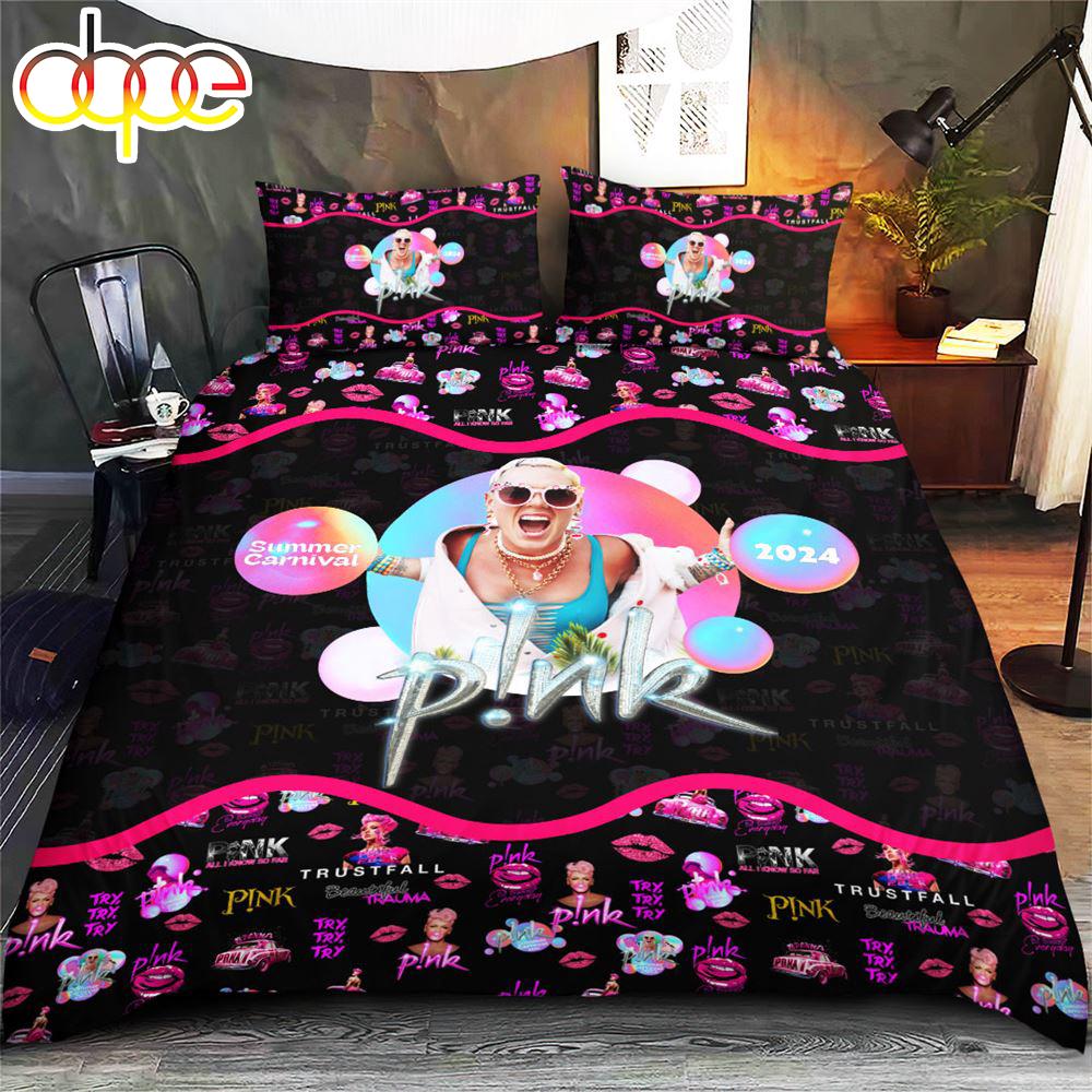 P!nk Bedding Set Merry Christmas Gift Fans  Gift For Christmas