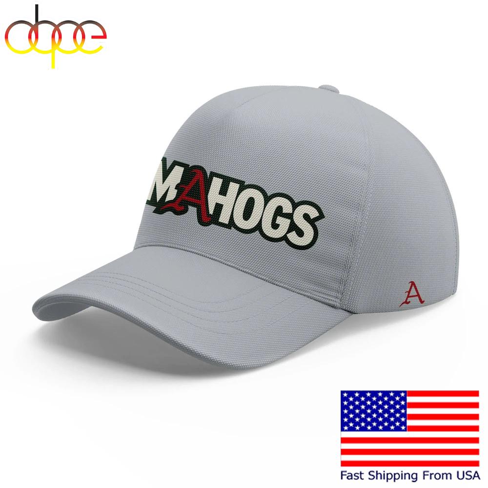 Razorbacks College World Series 2025 Omahogs Baseball Cap , Usa Baseball Hat