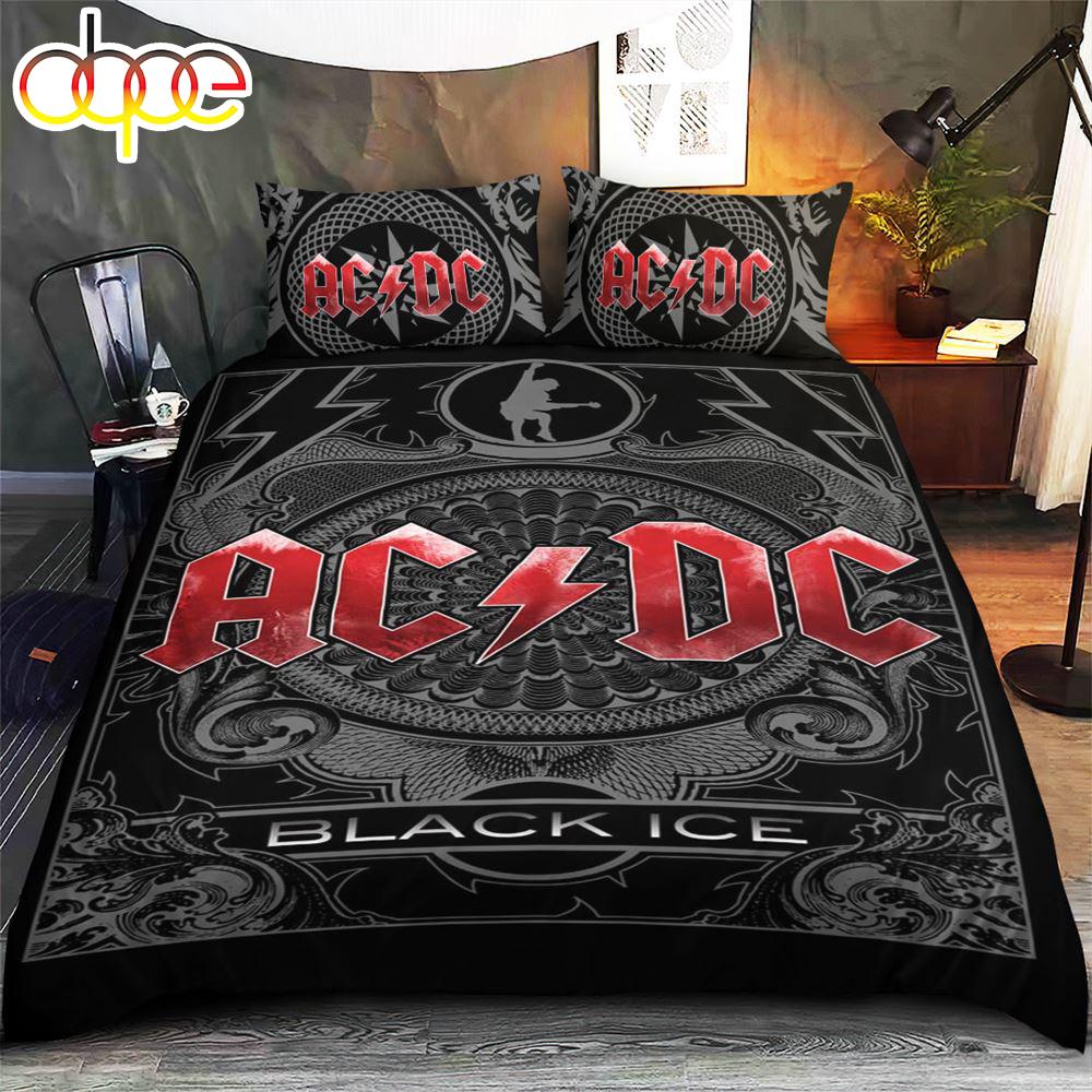 Rock Bands ACDC 3D Bedding Set Duvet Cover Quilt  Gift For Christmas