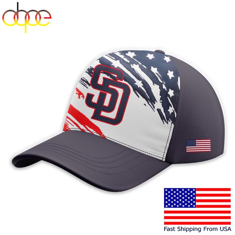 San Diego Padres x 4th of july independence Baseball Cap