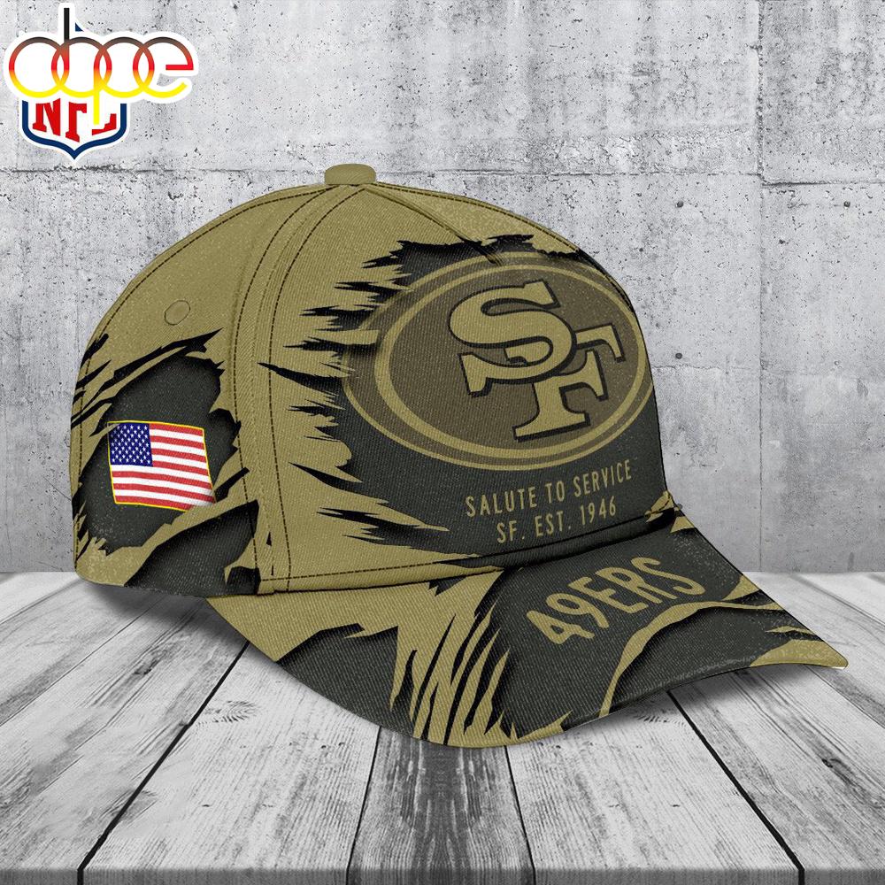 San Francisco 49ers 2025 Salute to Service Classic Baseball Cap