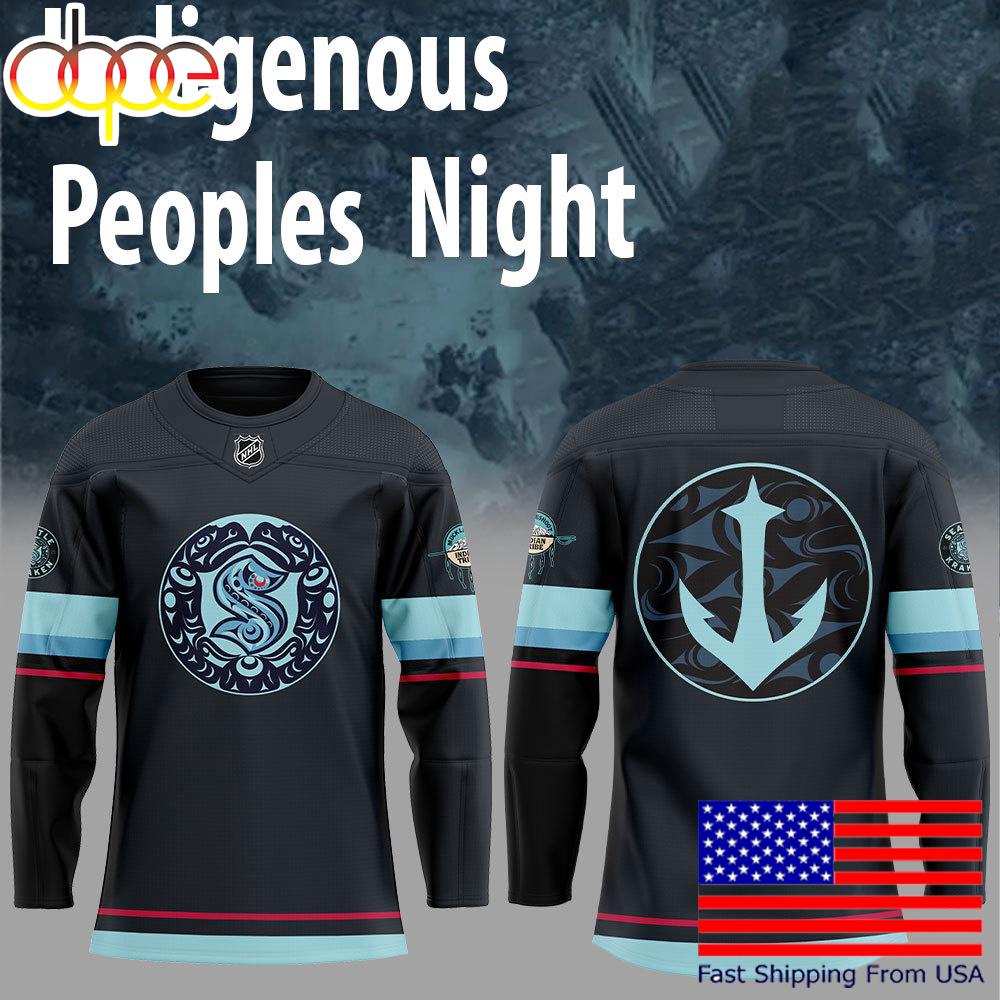 Seattle Kraken Indigenous Peoples Night Limited Edition Hockey Jersey