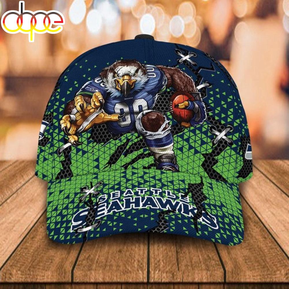 Seattle Seahawks Mascot NFL Classic Baseball Cap