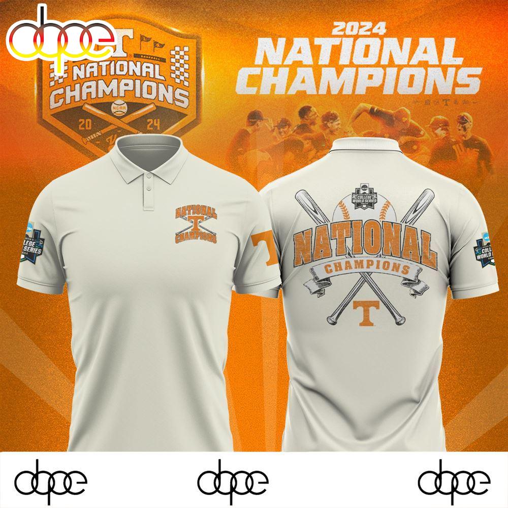 Tennessee Volunteers 2024 Ncaa Men’s Baseball College World Series Champions Polo