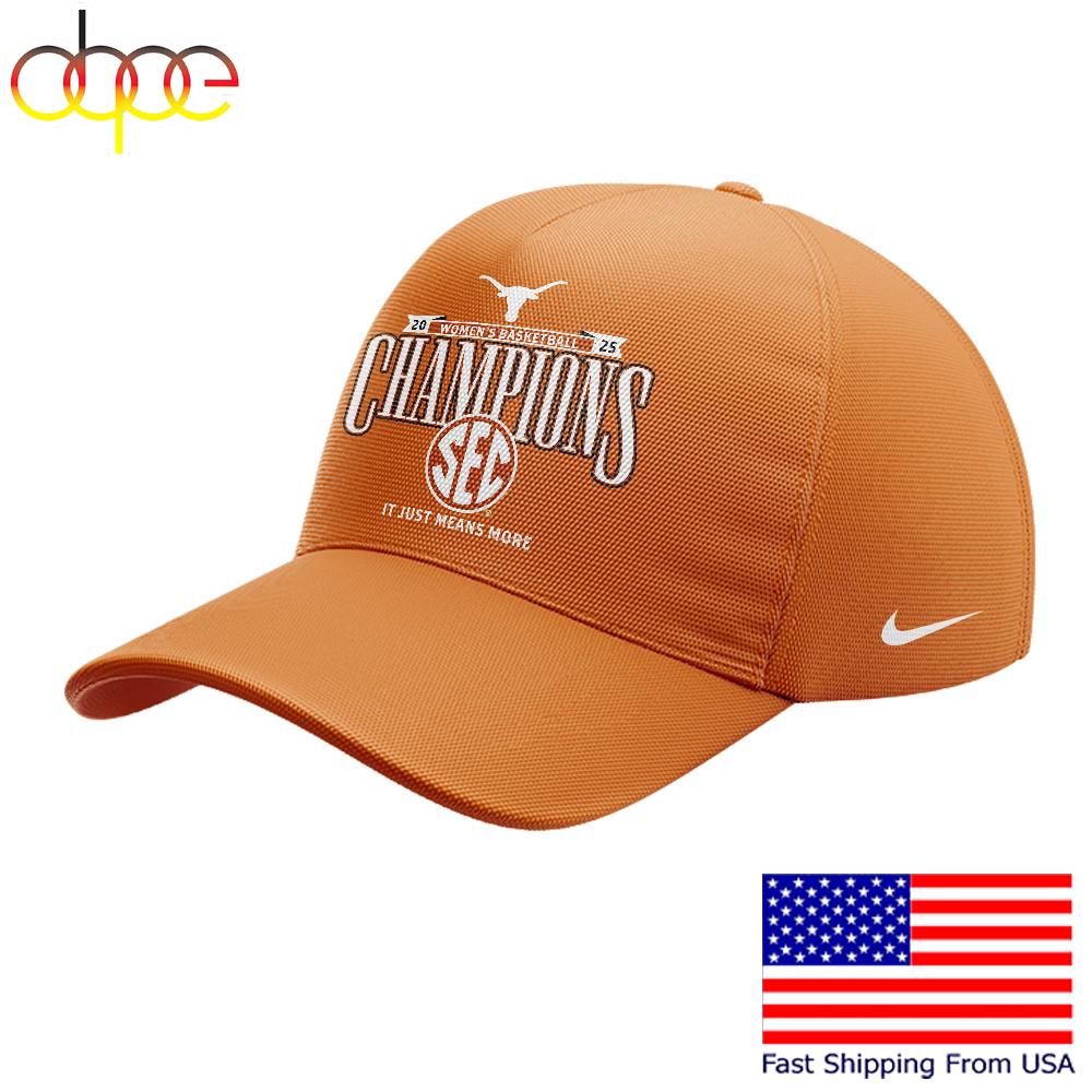 Texas Longhorns SEC Champions 2025 Cap