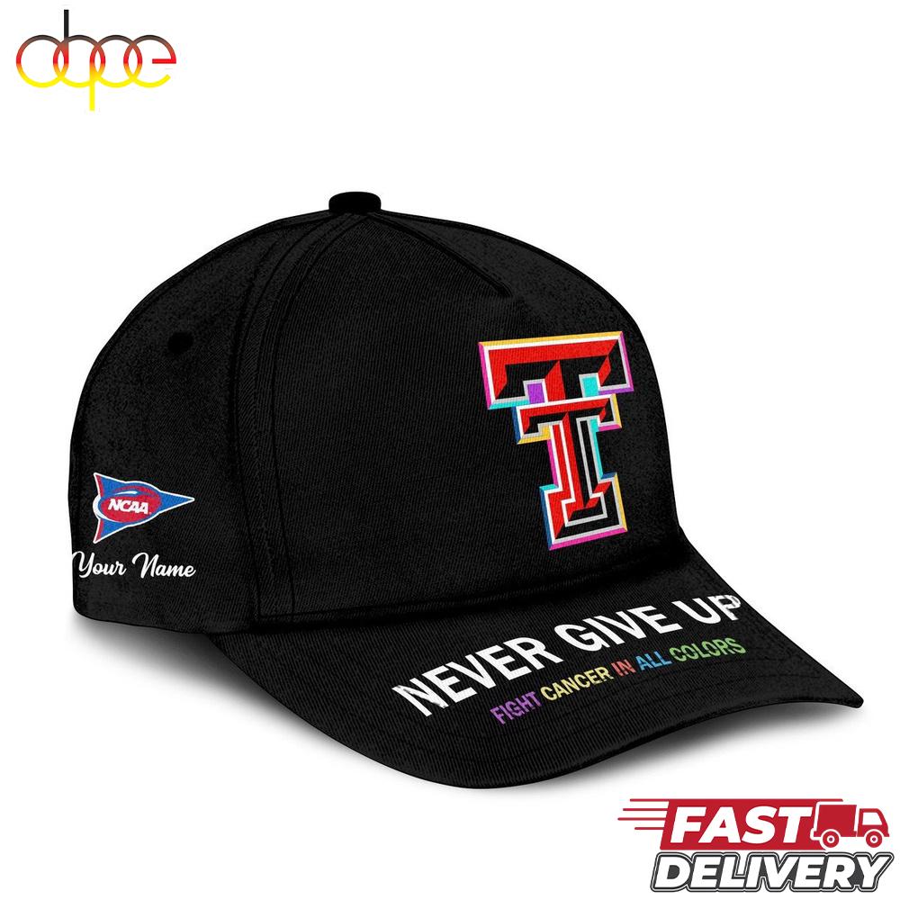 Texas Tech Red Raiders NCAA Fight Cancer In All Colors Baseball Cap