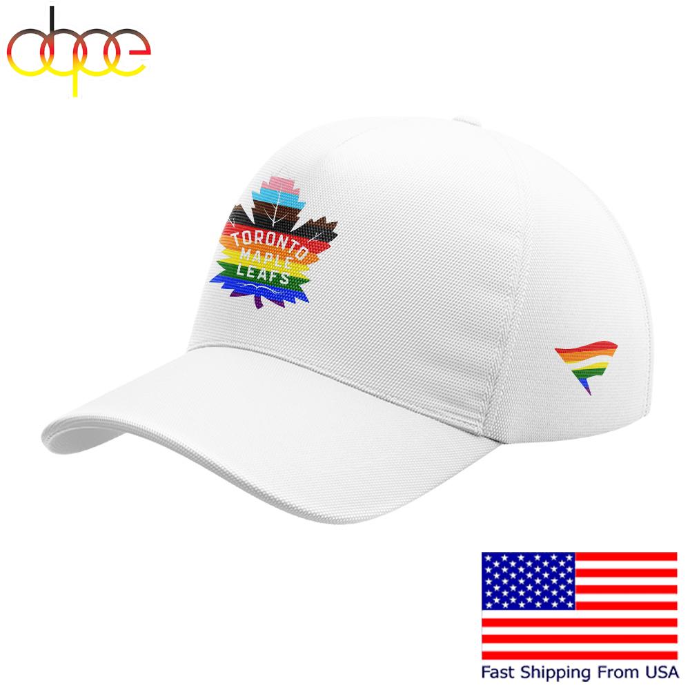 Toronto Maple Leafs Forever You Belong Here LGBT White Cap