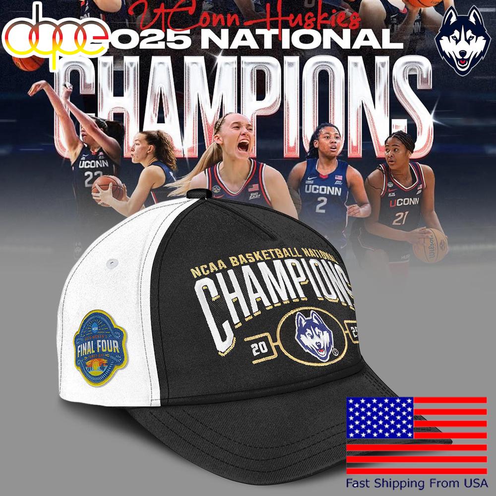 UConn Huskies NCAA Final Four 2025 National Champion Women's Cap