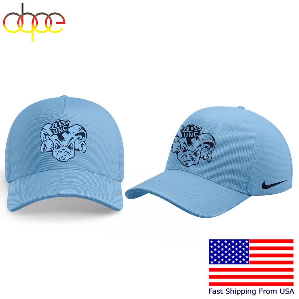 UNC Basketball Blue Retro Style Cap