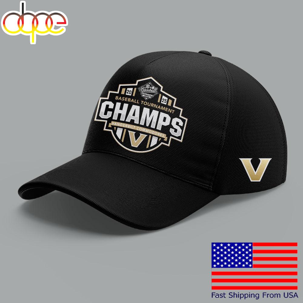 Limited Edition  Vanderbilt Commodores SEC Baseball Tournament Victory Cap