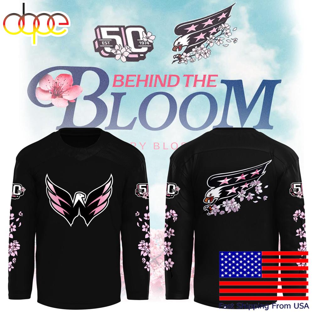 Washington Capitals Cherry Blossom 2025 Hockey Jersey