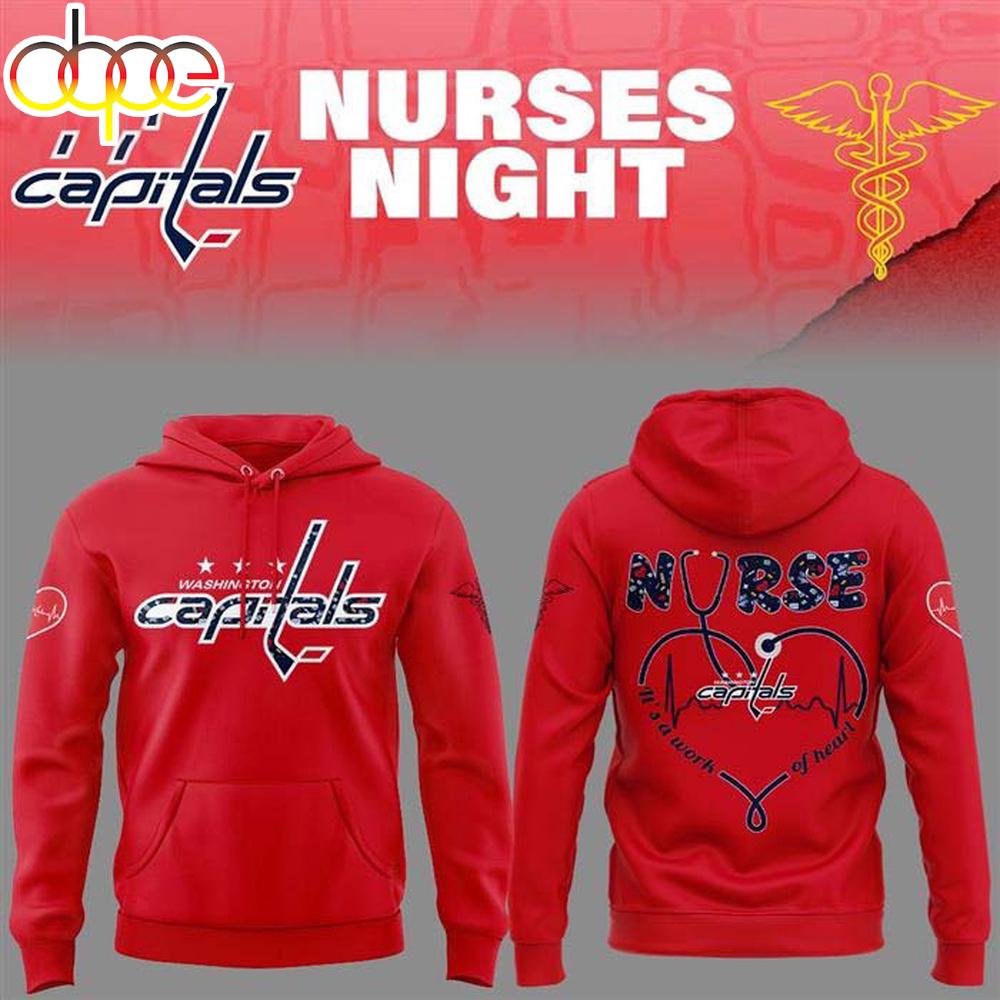 Washington Capitals Nurses Night 3D Hoodie Shirt