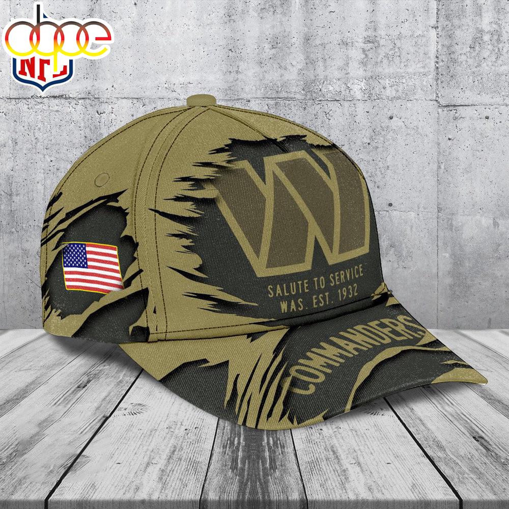 Washington Commanders 2025 Salute to Service Classic Baseball Cap