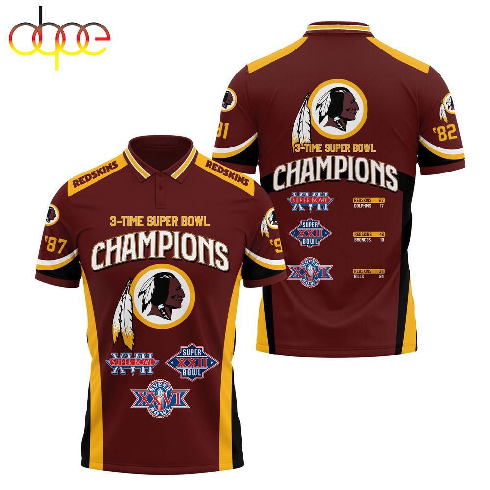 Washington Commanders Champions T-Shirt Polo