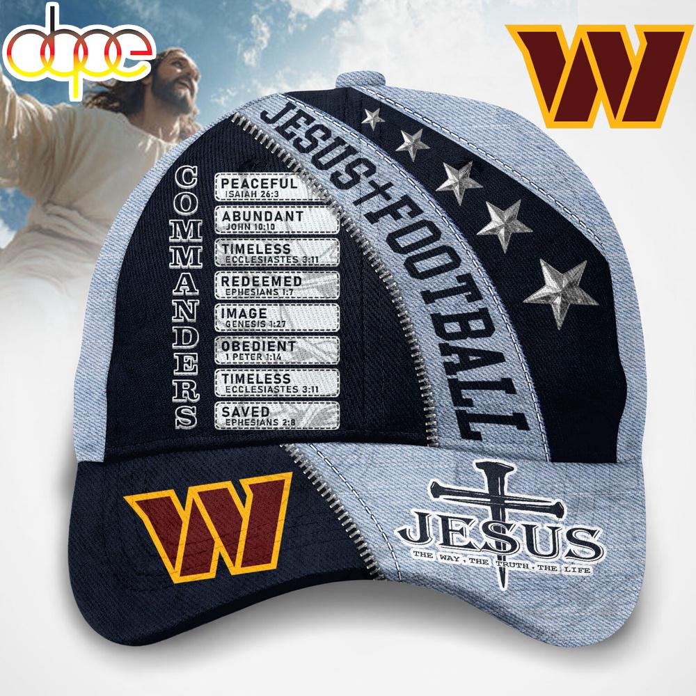 Washington Commanders Jesus The Way The Truth The Life Baseball Cap