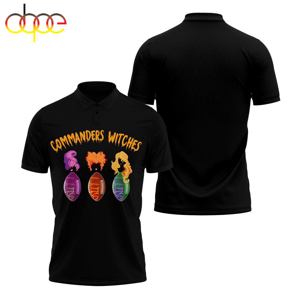 Washington Commanders Witches Polo Shirt